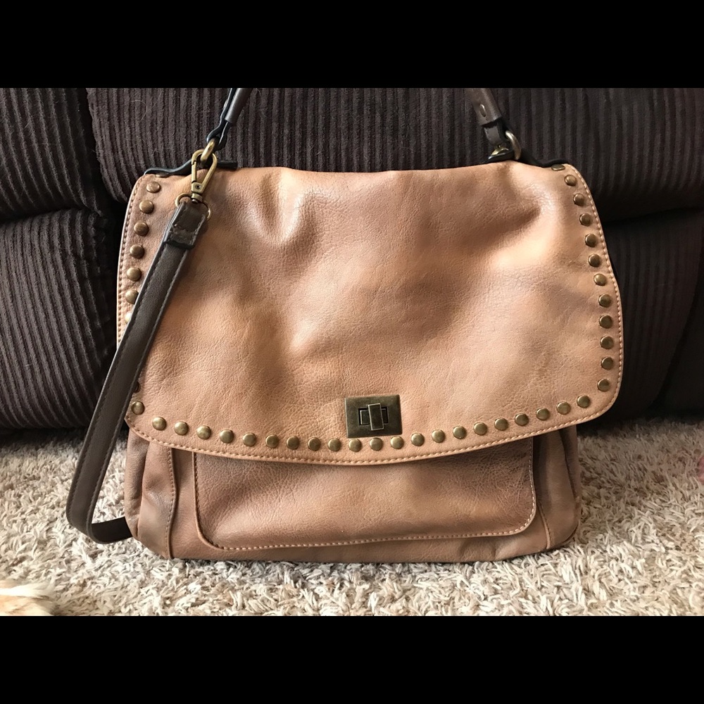 Faux leather purse